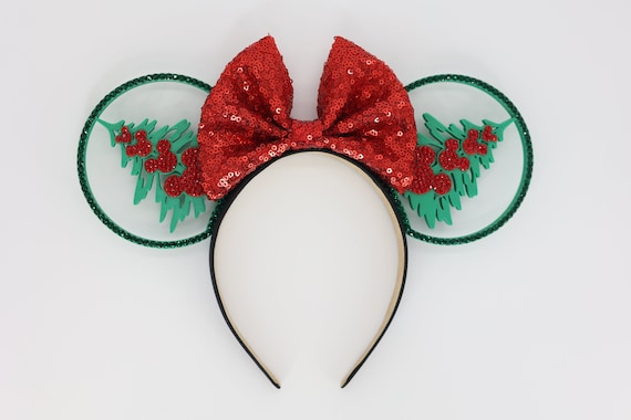 Mickey headband bling Christmas Rhinestones snowflake handmade crystals tree lolas_boutique_ | Accessories | Mickey Headband Bling  main image 4