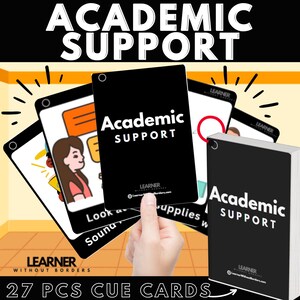 Ferramentas de cartão visual de suporte acadêmico envolvente para necessidades especiais | Flash Cards para autismo, TDAH | Comunicação não verbal | Crianças autistas
