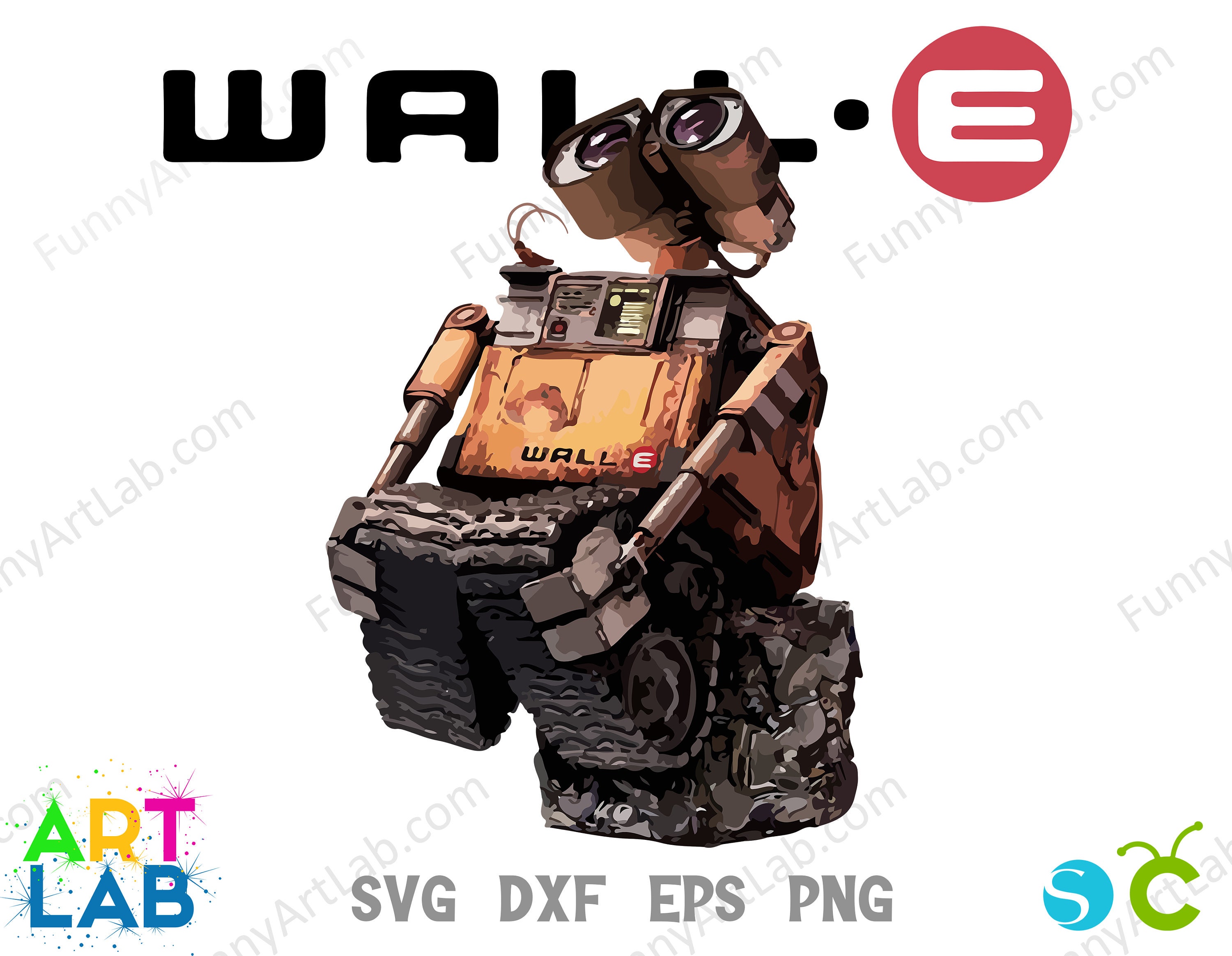 Walle Png, Walle Svg, Walle Art Svg, Walle Shirt Diy, Walle