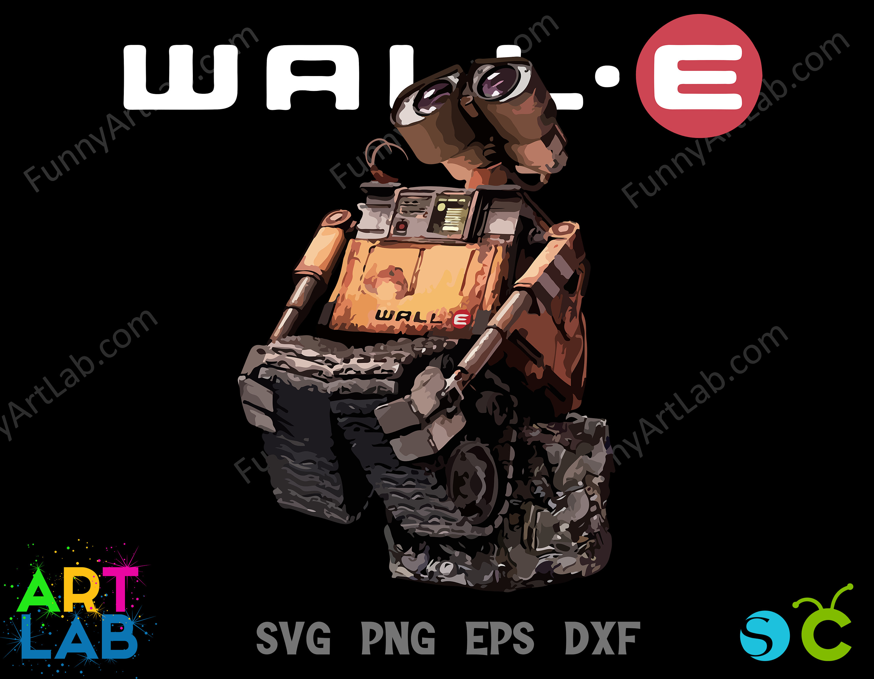 Walle Png, Walle Svg, Walle Art Svg, Walle Shirt Diy, Walle