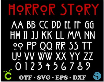 american horror story font