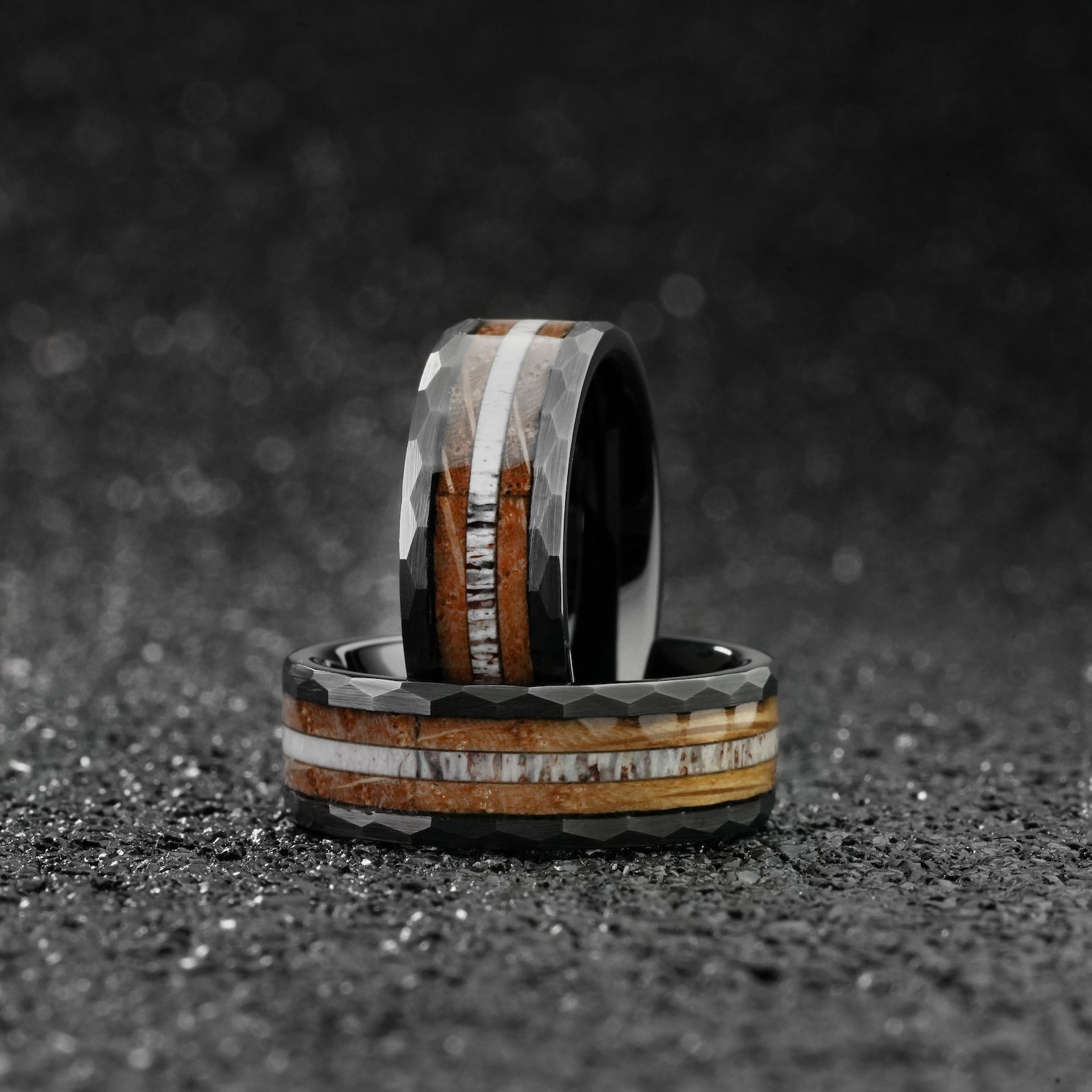 Whiskey Barrel Mens Wedding Band