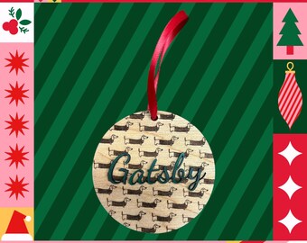 Personalized Dachshund Christmas Ornament