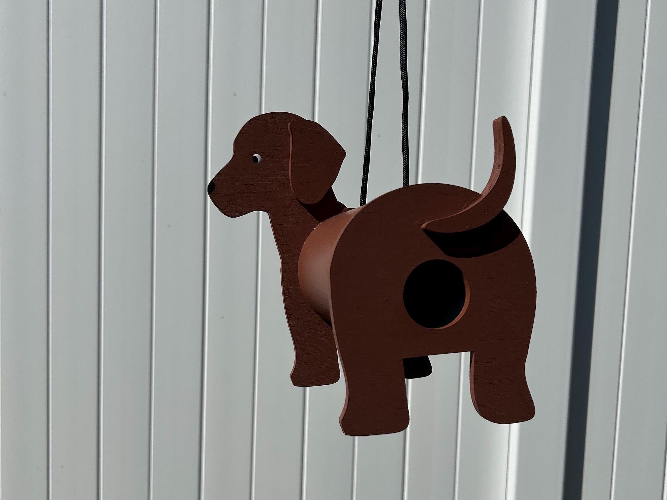 Quirky Dachshund Birdhouse for Wiener Dog Lovers - Perfect Gift for Birthday, Mother's Day, Father's Day, & Christmas