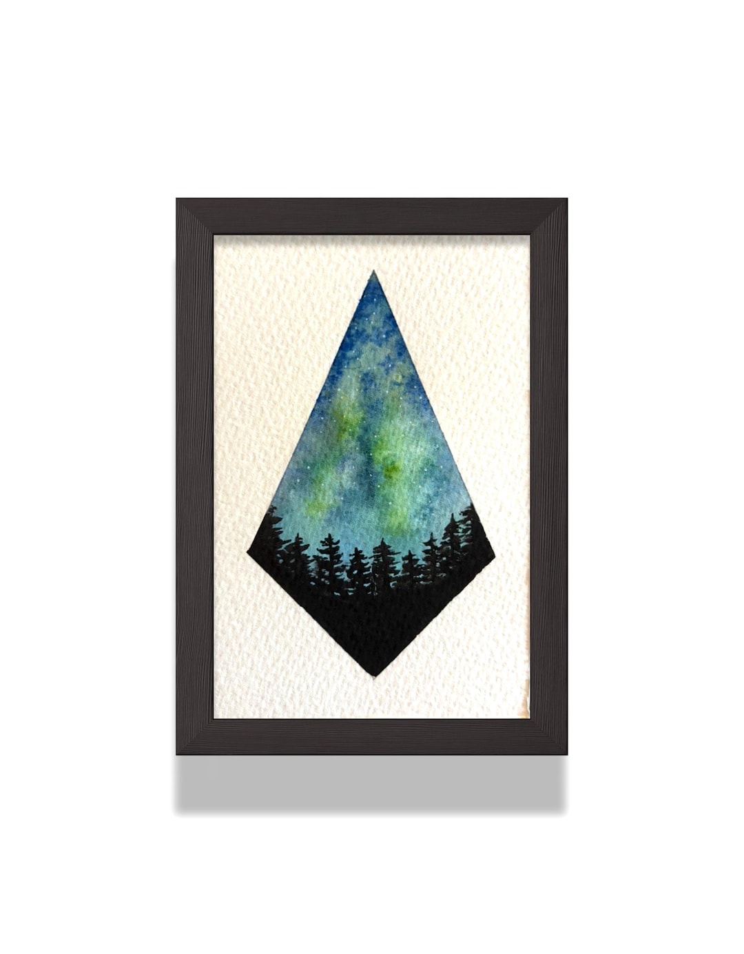 4x6 Watercolor Mini - Night Sky 2 - Frame/mat NOT Included - Etsy
