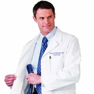 Herr Anpassad Broderad Lång Labrock - WonderWink