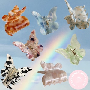 Mariposa - Butterfly Hair Claw | Butterfly hair clips | Cute hair claw | girl hair claw | Clamp clip | Small Hair Claw