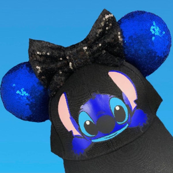 Stitch Hat / Stitch / Lilo and Stitch / Ohana / Ears / Minnie Ears / Mickey Ears / Experiment 626