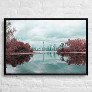 Toronto Skyline from Lake Ontario Photography Print - CN Tower and Toronto Cityscape Wall Art Print - Canadian Fine Art Photography Prints