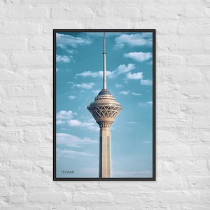 The Milad Tower in Tehran Photography Print - Iran Wall art Print - Persian Home and Cafe Decor - Tehran Art Prints - Tehran City