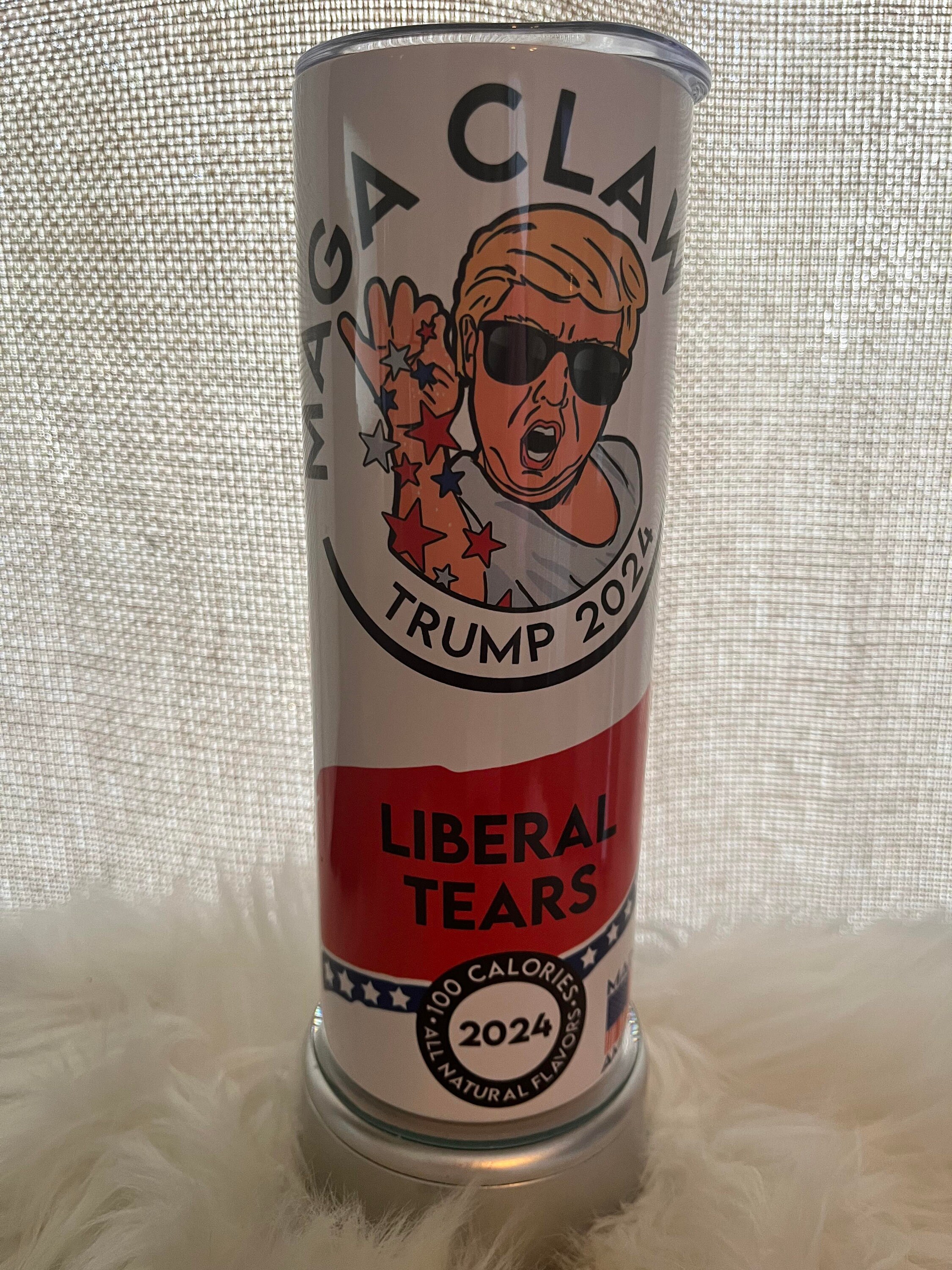 Digital Design Trump Tumbler. Trump Hard Seltzer. Trump 2024 Tumbler. Back  the Blue. Thin Blue Line. 20 oz *STRAIGHT* Skinny Tumbler PNG.