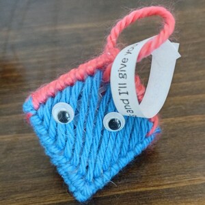 Sapphire and Flamingo Hershey Kiss Holder