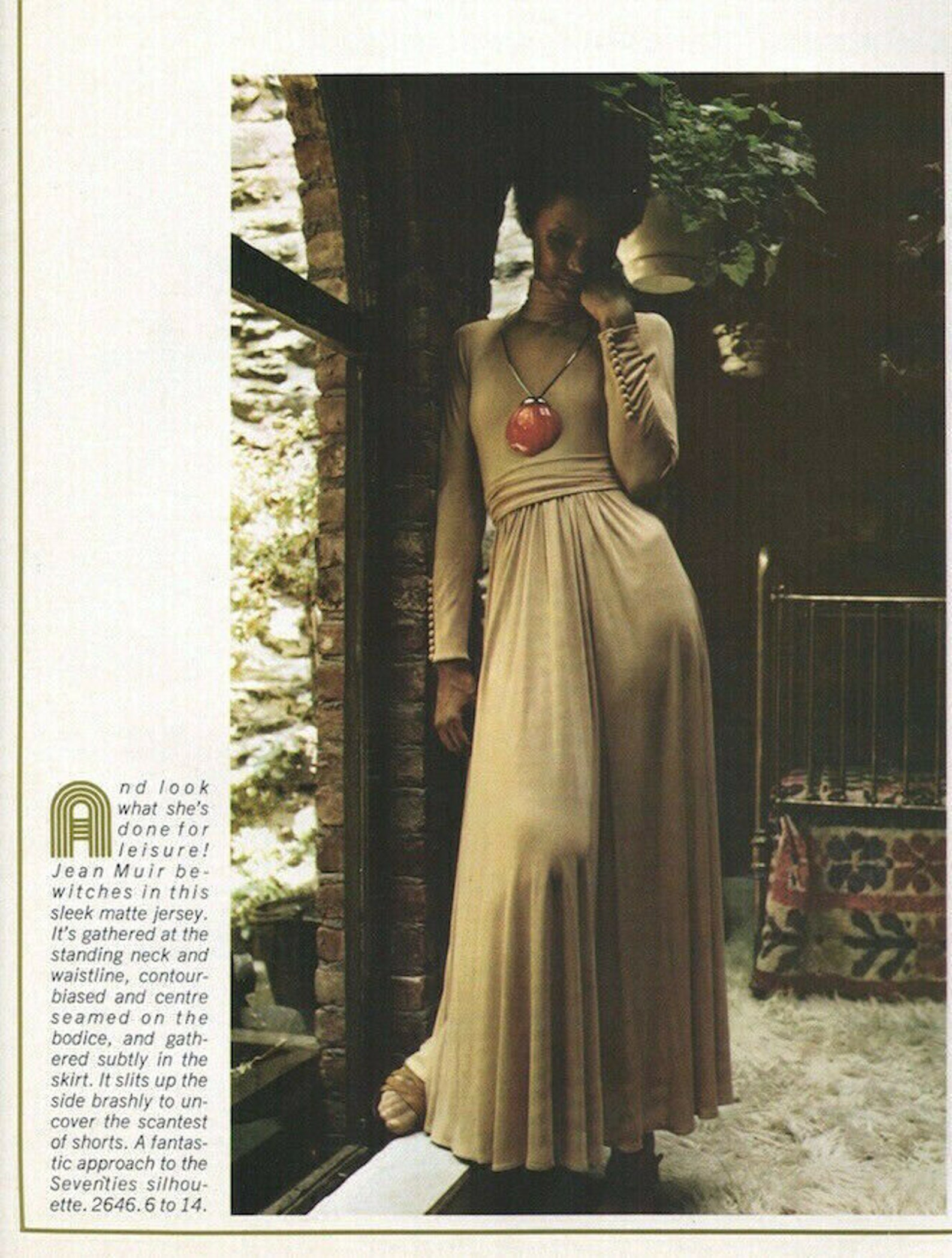 Patron De Couture Vogue By Givenchy Années 70 - Robe, Tunique Et Pantalon B34, Gabarit Non Découpé