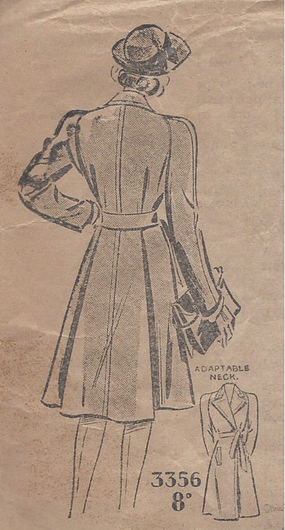 1941 Vintage Sewing Pattern B36
