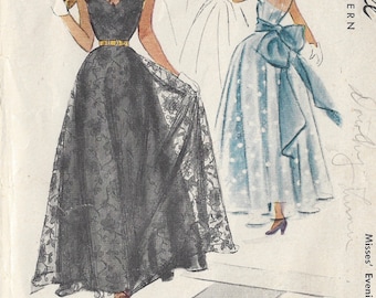 Patron De Couture Vintage 1948 McCall - Robe De Soirée - Réf. B32 R149