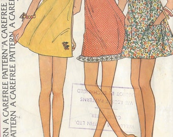 1973 Vintage Sewing Pattern B34 DRESS (R684) McCalls 3597