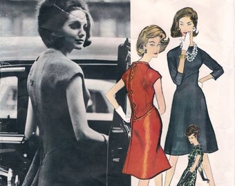 Patron De Couture Vintage Vogue 1126 - Robe Années 60 Nina Ricci - B34 - Neuf Non Découpé 1962/2000