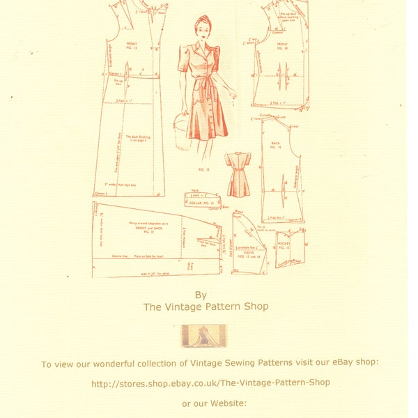 BOOKLET - "A Guide to Grading Resizing Vintage Sewing Patterns" Compiled by Lady Queenie Quinn