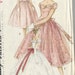 Patron De Robe Vintage Butterick 6486 Années 50 - Modèle B32, Complet Non Découpé, Neuf