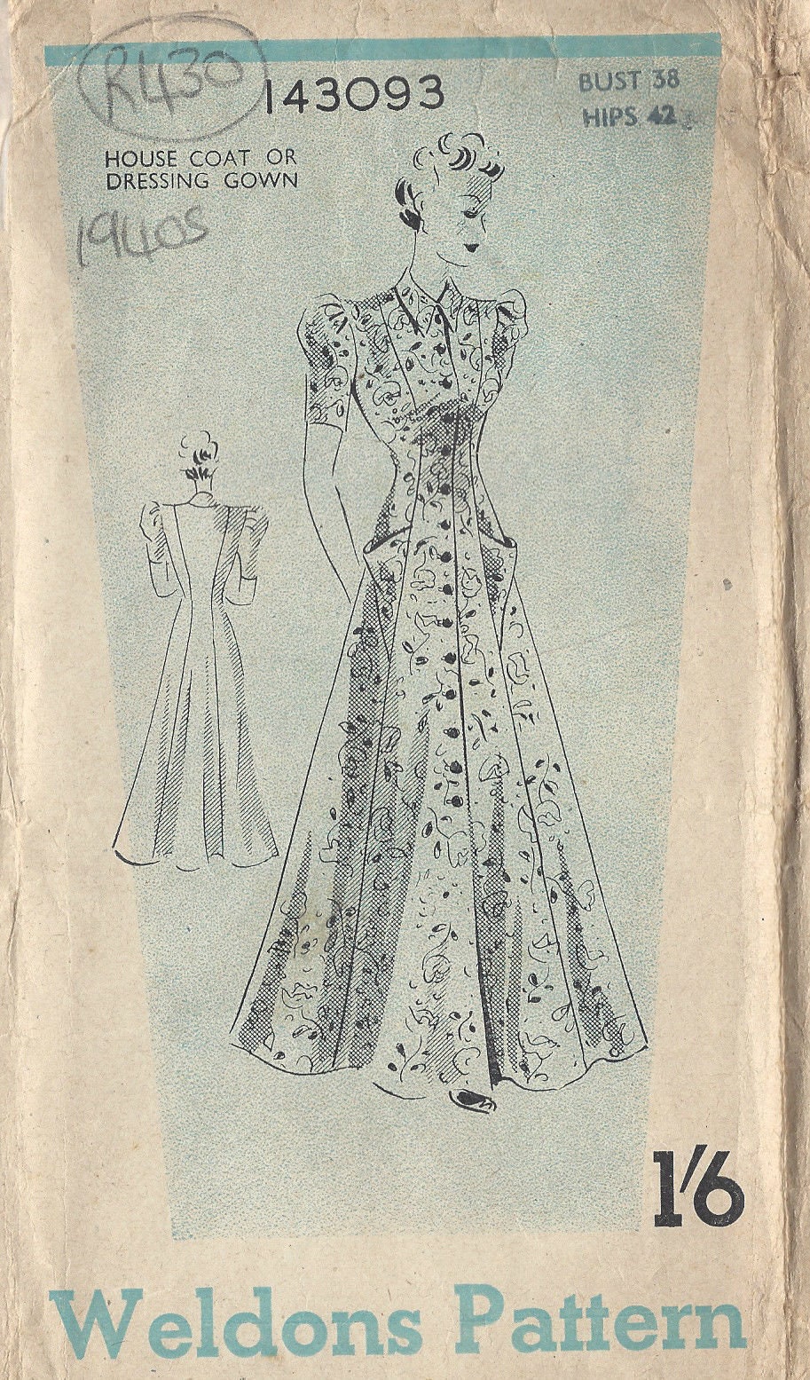 1960s Vintage Cinnamon Floral Robe Housecoat • Dressing Gown – Top Notch  Vintage
