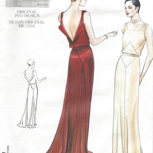 1931 Vintage VOGUE Wzór do szycia B36 SUKIENKA (R825) Vogue 2241
