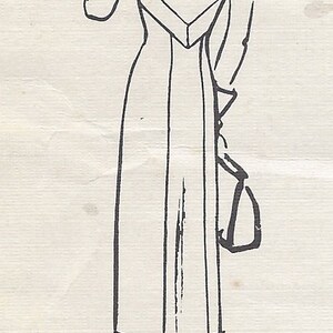 Manteau Vintage Vogue Couture Motif B30 Années 1940 - Neuf, Taille Non Spécifiée