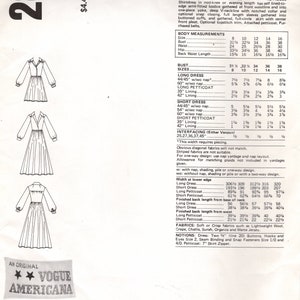 Patron De Robe Vogue 1967 Par Oscar De La Renta - Taille B36 - Vintage Non Découpé