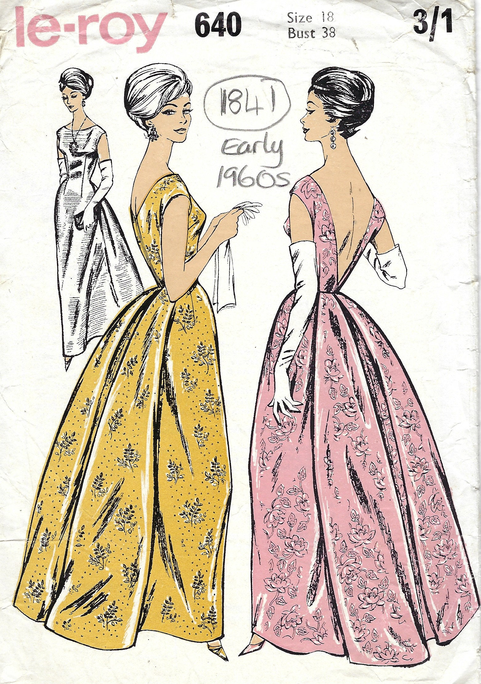 60s Evening Gown - Etsy UK