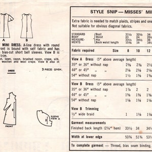 1970 Vintage Sewing Pattern B34″ DRESS (R683) by STYLE 2689 - Etsy