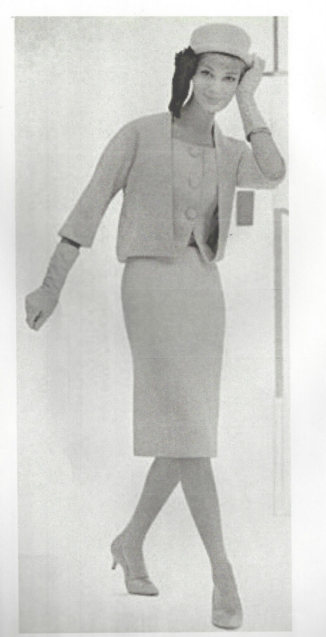 Patron De Couture Vogue Vintage 1954 - Robe & Boléro - Non Découpé (Réf. B34 / R407)