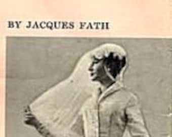 1956 Vintage VOGUE Sewing Pattern B36 BRIDE and BRIDESMAID’S Dress optional train (1836) By Jacques Fath Vogue 1331