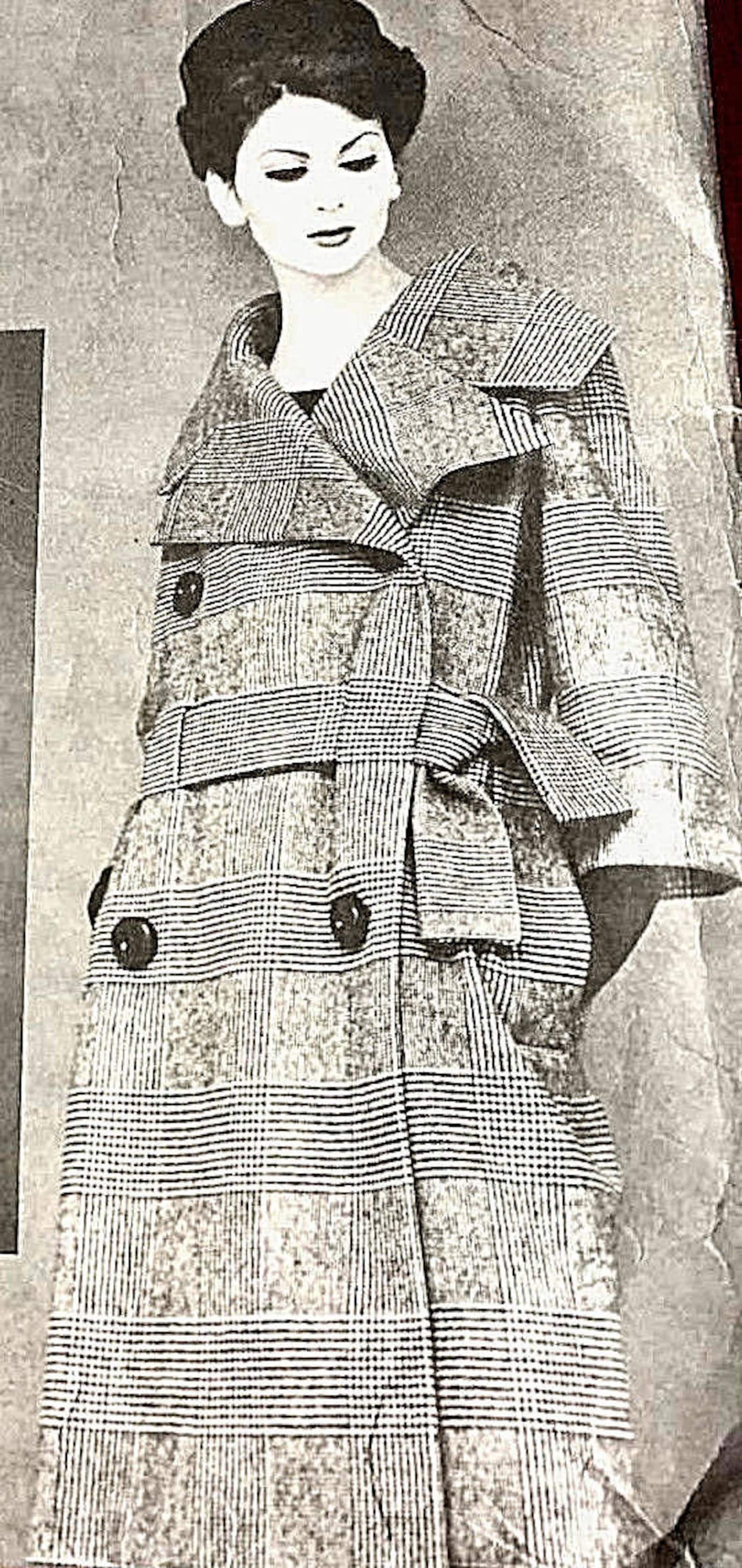 Patron Couture Vogue Années 60 Robe De Mariée Avec Train Et Veste - B36 Taille 16? | Patron Vintage Non Découpé Neuve