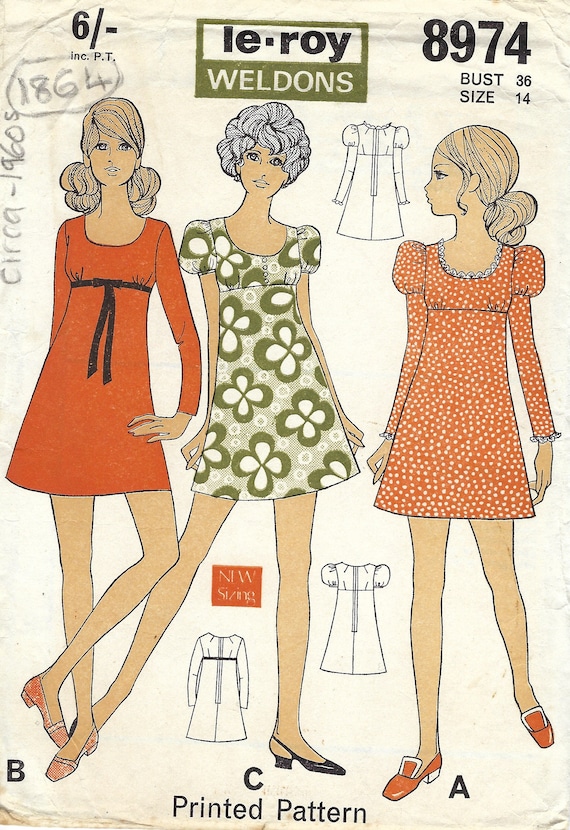 1960 Dress Patterns