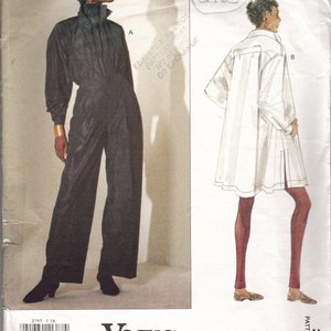 1991 Vintage VOGUE Sewing Pattern B38in Top Pants (2163) By Issey Miyake Vogue 2757