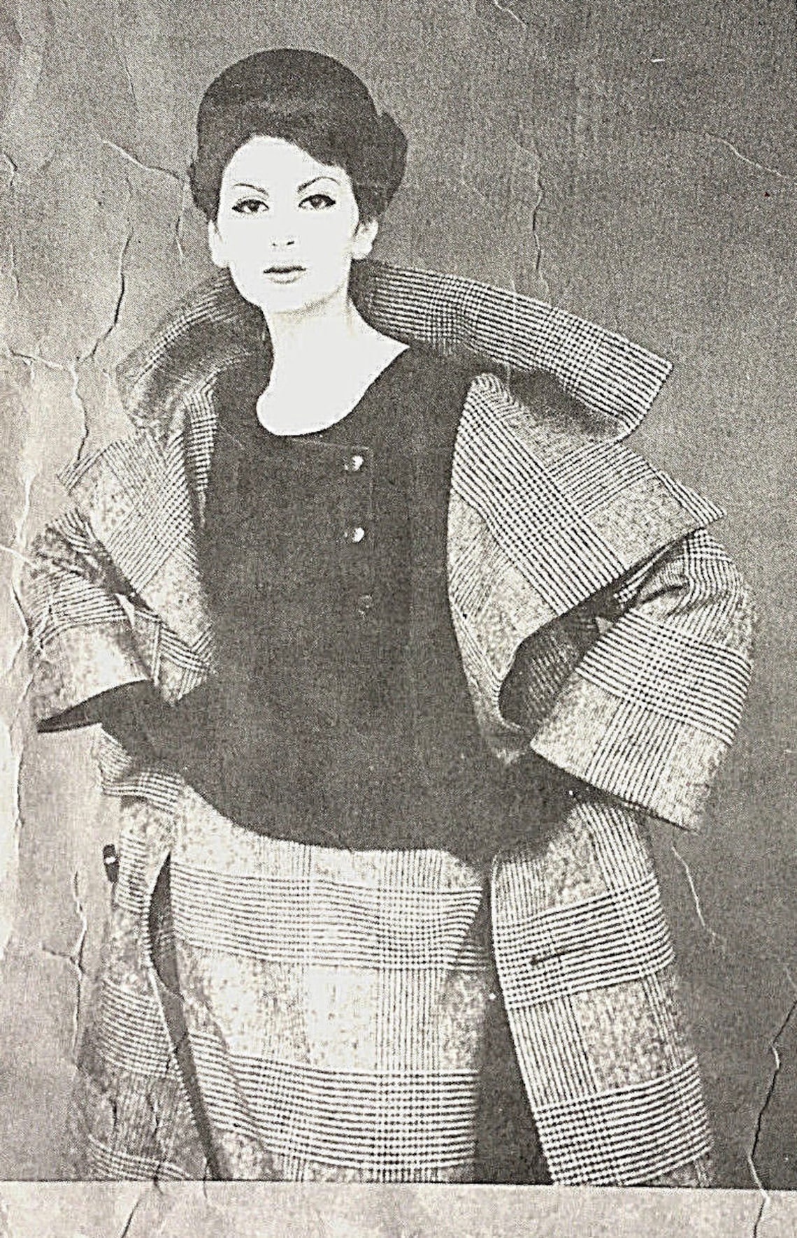 Patron De Couture Vogue Vintage Années 60 – Modèle B36 Chemisier, Jupe, Manteau – Pièces Non Découpées