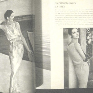 1961 Vintage VOGUE Sewing Pattern B34 Dress & JACKET (1399) BY Jean Dresses Vogue 1072