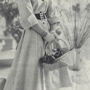 1950s Vintage Sewing Pattern COAT-DRESS-NEGLIGEE B38″(185) By McCall’s 9130