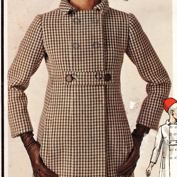 1967 Vintage VOGUE Sewing Pattern B34″ DRESS (2023)  By Guy Laroche  Vogue 1737