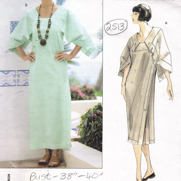 1999 Vintage VOGUE Sewing Pattern (Bust 38 - 40in Large) Dress (2513) By Issey Miyake Vogue 2315