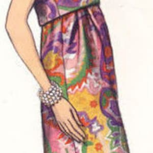 Patron De Couture D'Occasion Vogue Années 1960 Robe B34