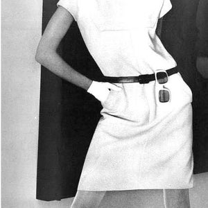 1966 Vintage VOGUE Sewing Pattern B34 DRESS 1398 by Nina Ricci Vogue ...