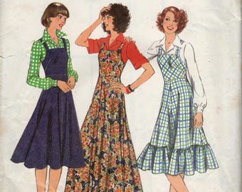 Patron De Couture Vintage 1975 - Robe Pour Buste 34 Pouces (86 Cm) - Style 1414, Référence 2142 - Neuf, Pièces Non Découpées