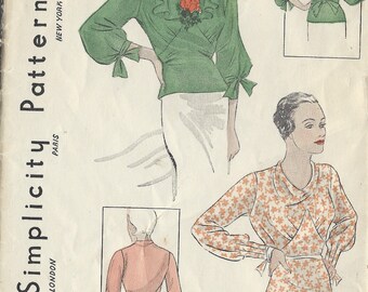 Vintage Sewing Pattern Vintage Sewing Pattern 1930s 30s Sleeve Set ...