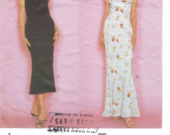 1996 Vintage VOGUE Sewing Pattern B34″-36″-38″ DRESS (1852) By John Galliano for Givenchy 1978