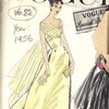 Robe & Veste Vintage Vogue 1954 - Motif B34 - Années 50 - Femme - États-Unis