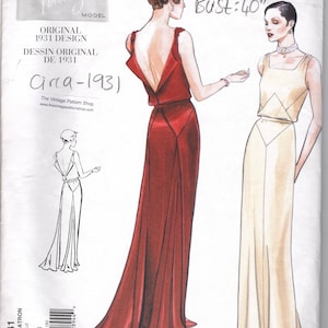 1931 Vintage VOGUE Sewing Pattern B40in DRESS (2171) Vogue 2241