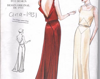 1931 Vintage VOGUE Sewing Pattern B40in DRESS (2171) Vogue 2241