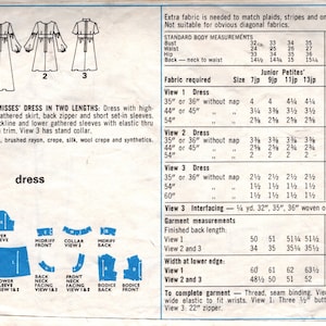1972 Vintage Sewing Pattern B38″ DRESS (1946) by Style 3842 - Etsy