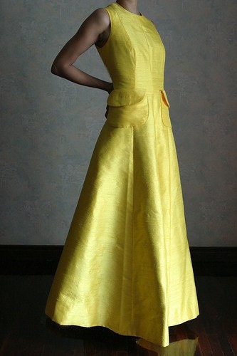 Patron de couture VOGUE vintage 1969 buste 31 1/2 po. ROBE et étole (1856) par Jean Patou Vogue 2134