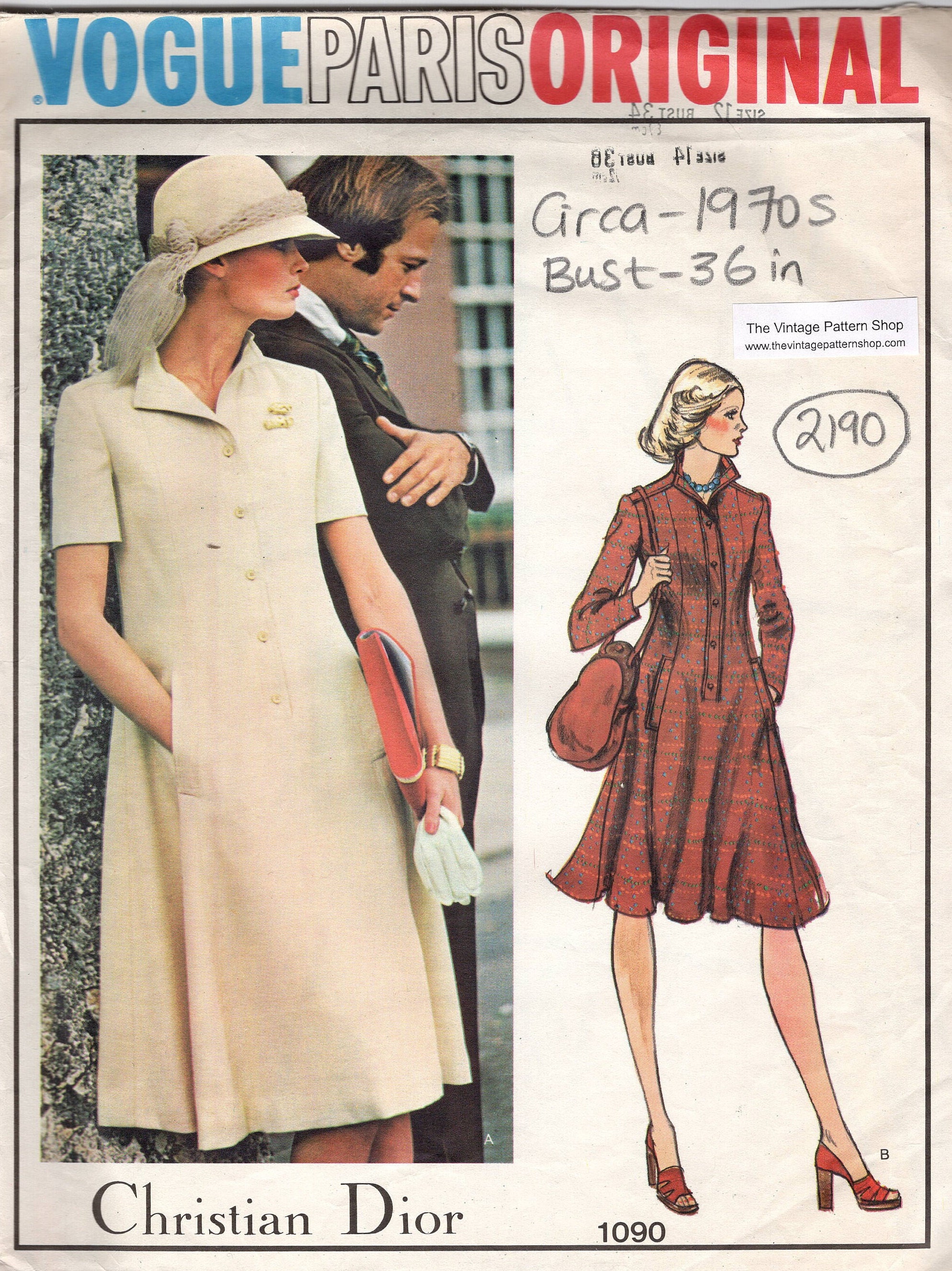 An introduction to Christian Dior - The Vintage Pattern Shop